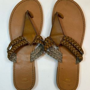 Women’s Gap Brown Casual Flip Flops US Size 9